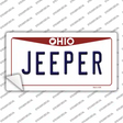 Ohio Jeeper Novelty Sticker Decal
