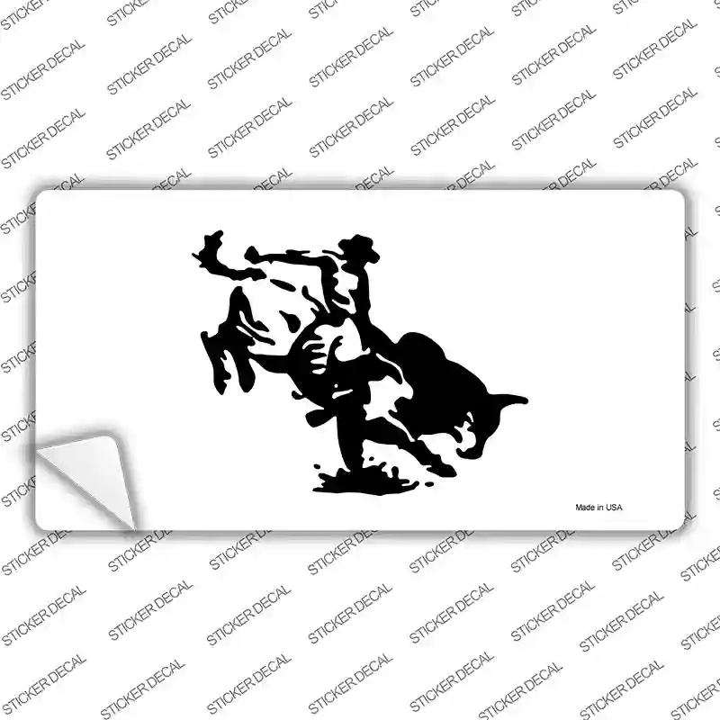 Bull Rider Novelty Sticker Decal