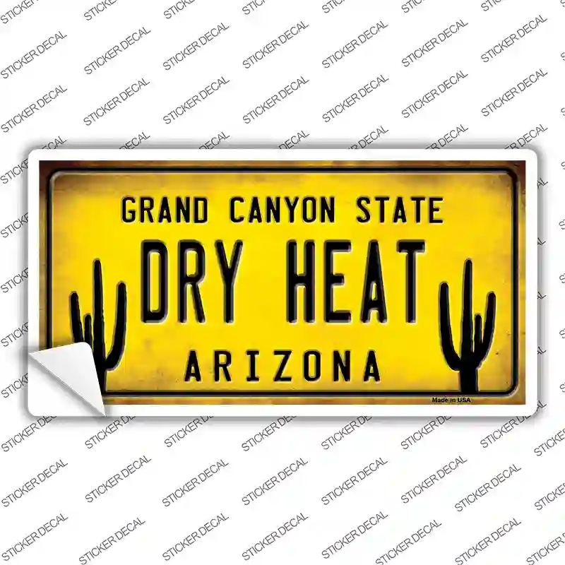 Arizona Dry Heat Novelty Sticker Decal
