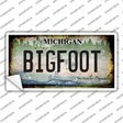 Bigfoot Michigan Novelty Sticker Decal