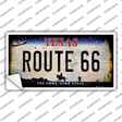 Route 66 Texas Novelty Sticker Decal