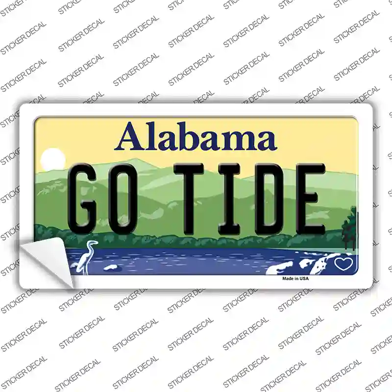 Go Tide Novelty Sticker Decal