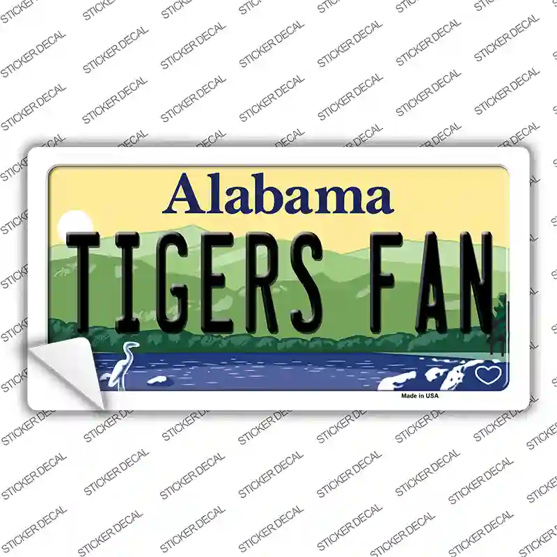 Tigers Fan Novelty Sticker Decal