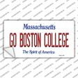 Go Boston College MA Novelty Sticker Decal
