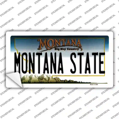 Montana State MT Novelty Sticker Decal