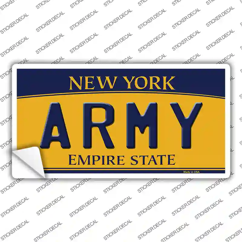 Army NY Novelty Sticker Decal