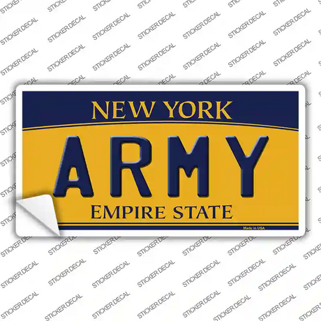Army NY Novelty Sticker Decal