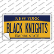 Black Knights NY Novelty Sticker Decal