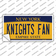 Black Knights Fan NY Novelty Sticker Decal