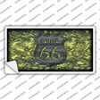 Route 66 Camouflage Novelty Sticker Decal