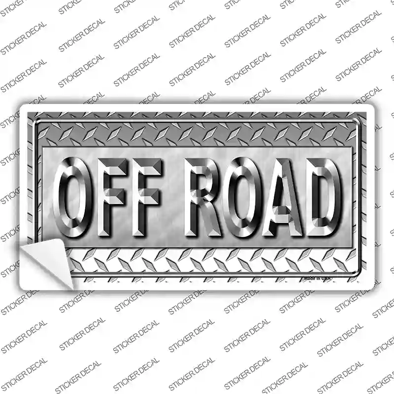 Off Road Novelty Sticker Decal