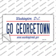 Go Georgetown Novelty Sticker Decal