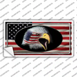 American Flag Eagle Novelty Sticker Decal
