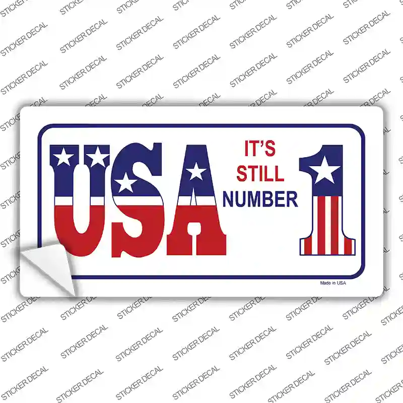USA Still 1 Novelty Sticker Decal