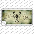 Scorpio Zodiac Novelty Sticker Decal