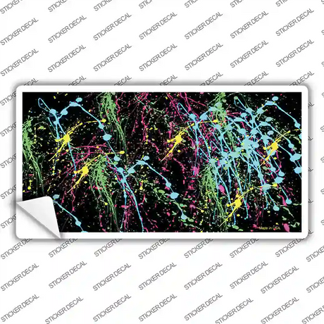 Paint Splashes Novelty Sticker Decal