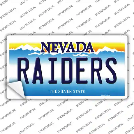Raiders Nevada Novelty Sticker Decal