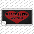 Black Lives Matter Heart Novelty Sticker Decal
