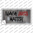 Black Lives Matter Concrete Novelty Sticker Decal