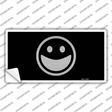 Happy Black Novelty Sticker Decal
