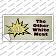 Cat Other White Meat Novelty Sticker Decal
