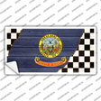Idaho Racing Flag Novelty Sticker Decal