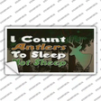 I Count Antlers To Sleep Novelty Sticker Decal