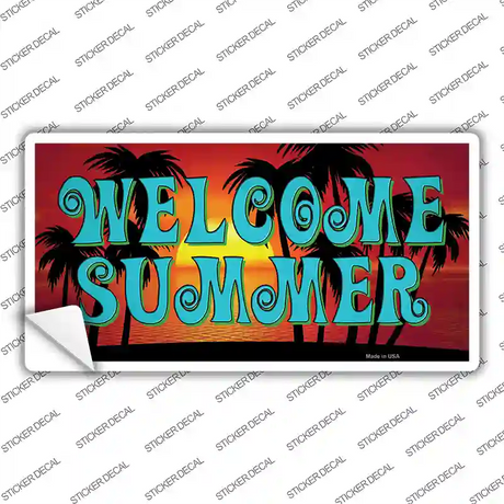Welcome Summer Novelty Sticker Decal