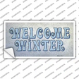 Welcome Winter Novelty Sticker Decal