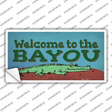 Welcome To The Bayou Novelty Sticker Decal