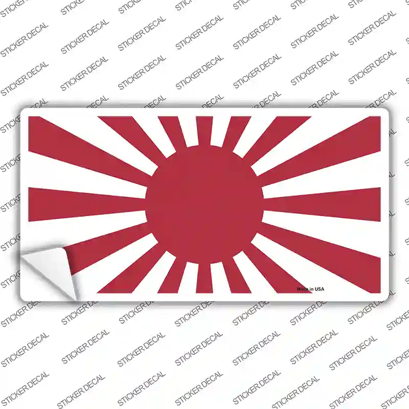 Rising Sun Japan Novelty Sticker Decal