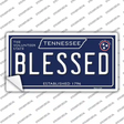Blessed Tennessee Blue Novelty Sticker Decal
