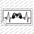 Video Games Heart Beat Novelty Sticker Decal