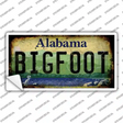 Bigfoot Alabama Novelty Sticker Decal