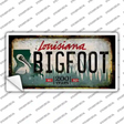 Bigfoot Louisiana Novelty Sticker Decal