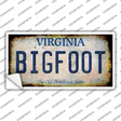 Bigfoot Virginia Novelty Sticker Decal