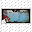 Maine Lobster Blank Rusty Novelty Sticker Decal