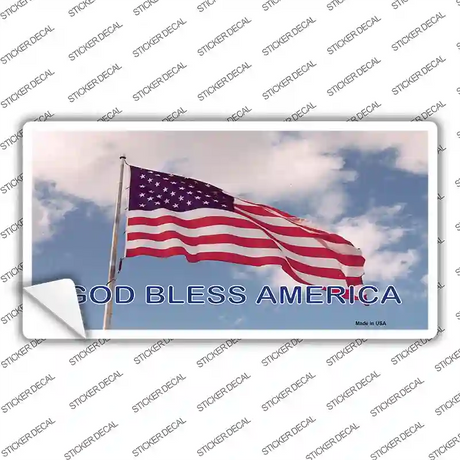 God Bless America Novelty Sticker Decal