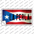 La Perla Puerto Rico Flag Novelty Sticker Decal