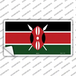 Kenya Flag Novelty Sticker Decal