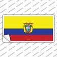 Ecuador Flag Novelty Sticker Decal