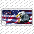 God Bless The USA Eagle Novelty Sticker Decal