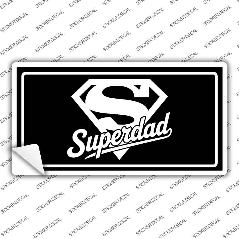Superdad Novelty Sticker Decal LP-14501s