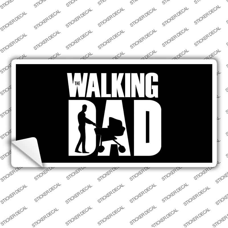 The Walking Dad Novelty Sticker Decal LP-14506s
