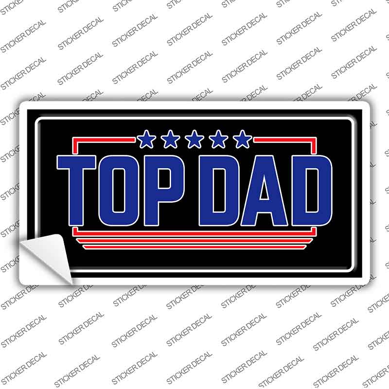 TOP DAD Novelty Sticker Decal LP-14507s