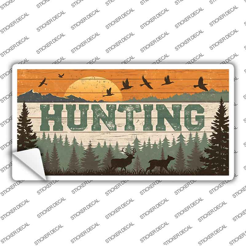 Hunting Sunset Novelty Sticker Decal LP-14511s