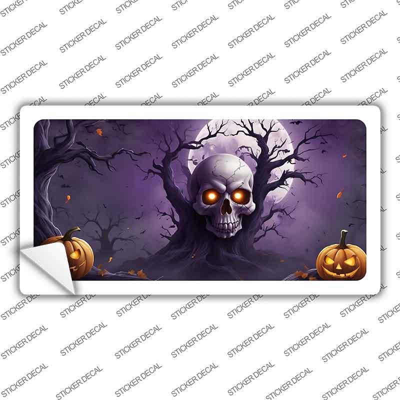The Haunted Skull Tree Novelty Sticker Decal LP-14515s