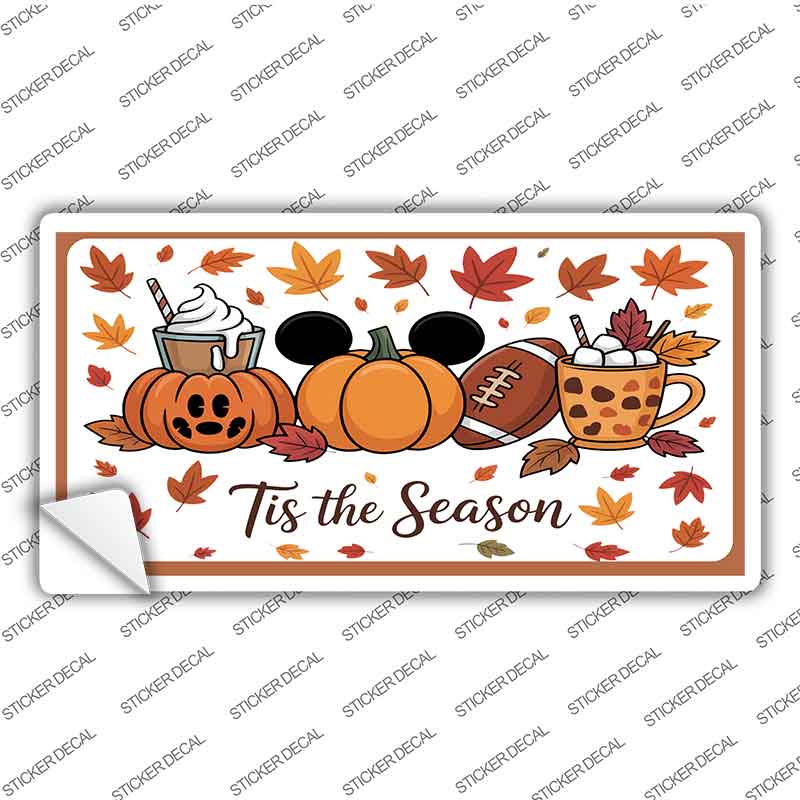 Tis the Season Novelty Sticker Decal LP-14529s
