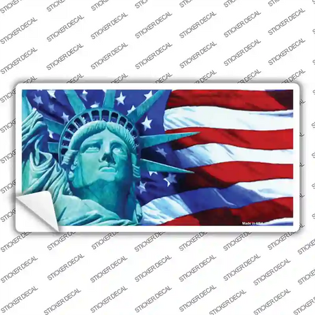 Lady Liberty Novelty Sticker Decal