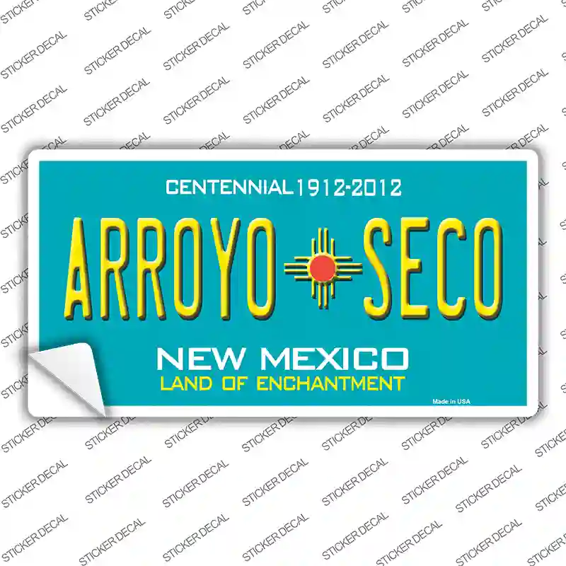 Arroyo Seco New Mexico Novelty Sticker Decal